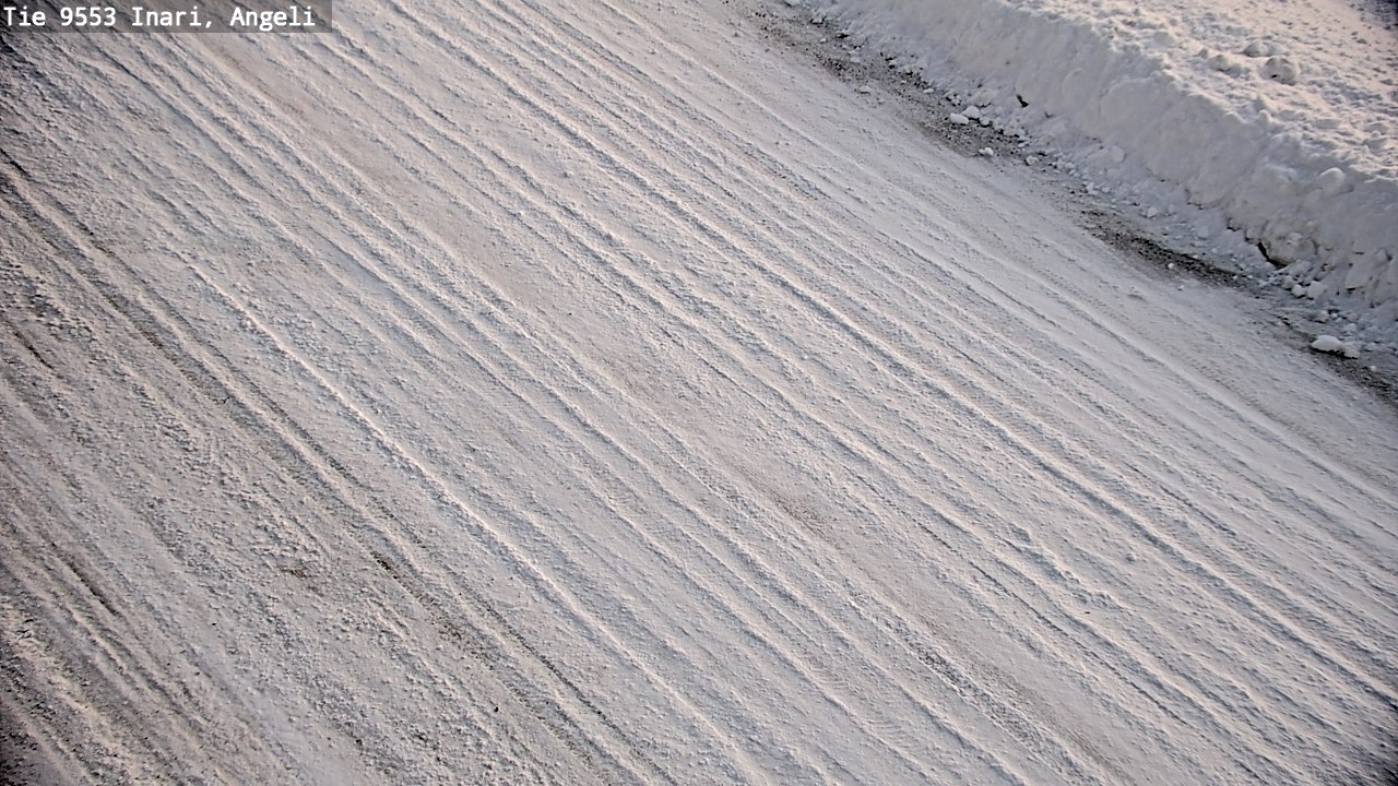 Weather Camera Image Väg 9553 Inari, Angeli, Lintupuolivaara, Inari, Lappi