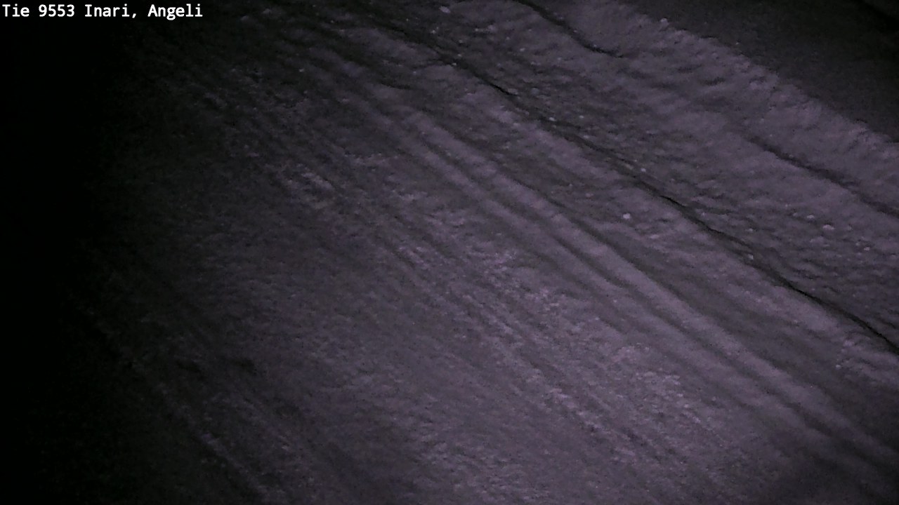 Weather Camera Image Väg 9553 Inari, Angeli, Lintupuolivaara, Inari, Lappi