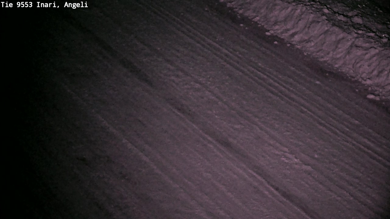 Weather Camera Image Väg 9553 Inari, Angeli, Lintupuolivaara, Inari, Lappi