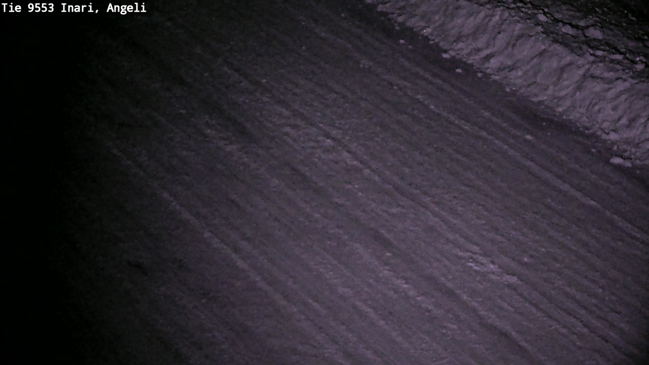 Weather Camera Image Väg 9553 Inari, Angeli, Lintupuolivaara, Inari, Lappi