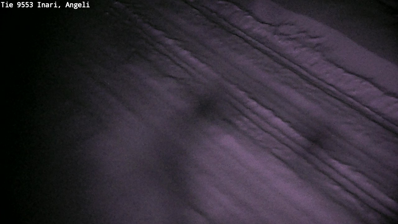 Weather Camera Image Väg 9553 Inari, Angeli, Lintupuolivaara, Inari, Lappi