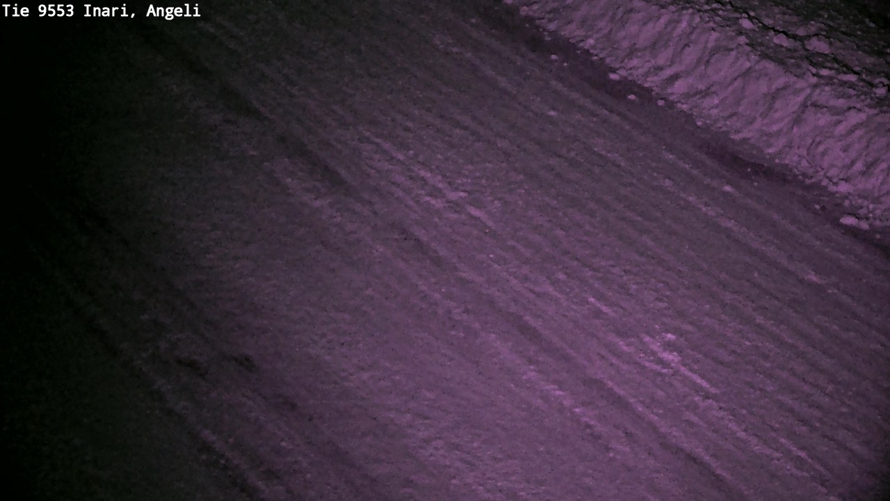 Weather Camera Image Väg 9553 Inari, Angeli, Lintupuolivaara, Inari, Lappi