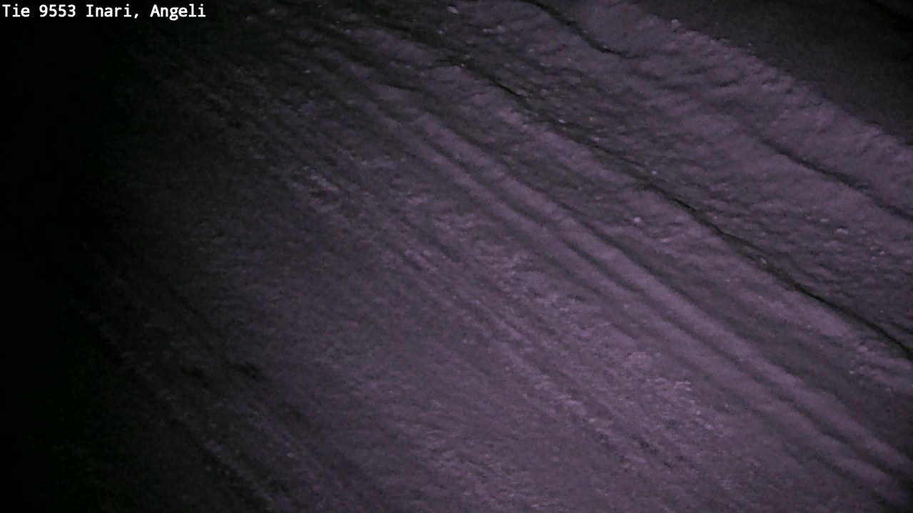 Weather Camera Image Väg 9553 Inari, Angeli, Lintupuolivaara, Inari, Lappi