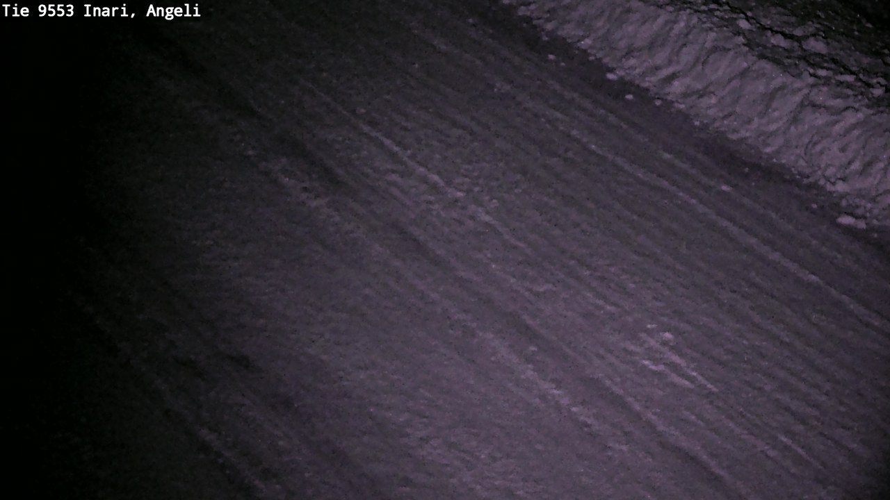 Weather Camera Image Väg 9553 Inari, Angeli, Lintupuolivaara, Inari, Lappi