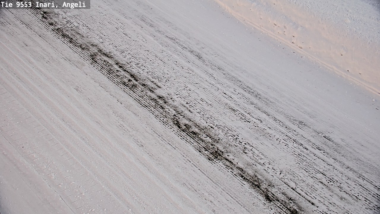 Weather Camera Image Väg 9553 Inari, Angeli, Lintupuolivaara, Inari, Lappi