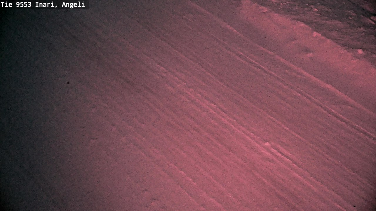 Weather Camera Image Väg 9553 Inari, Angeli, Lintupuolivaara, Inari, Lappi