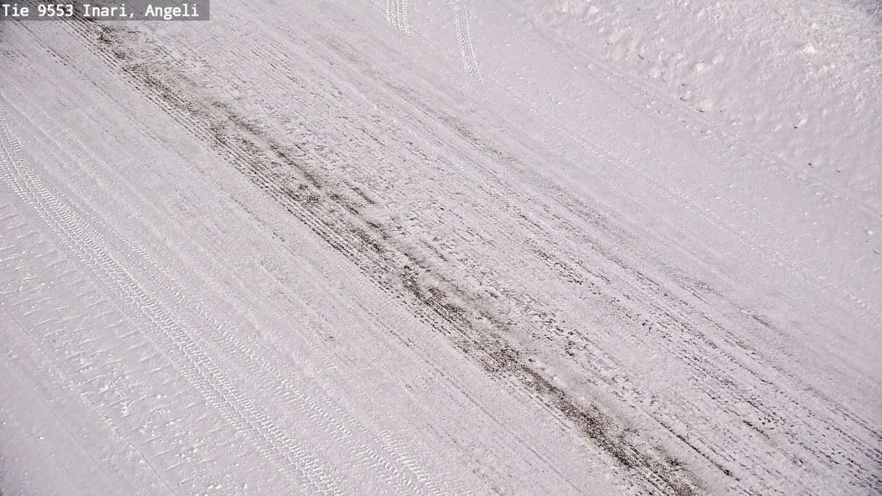 Weather Camera Image Väg 9553 Inari, Angeli, Lintupuolivaara, Inari, Lappi