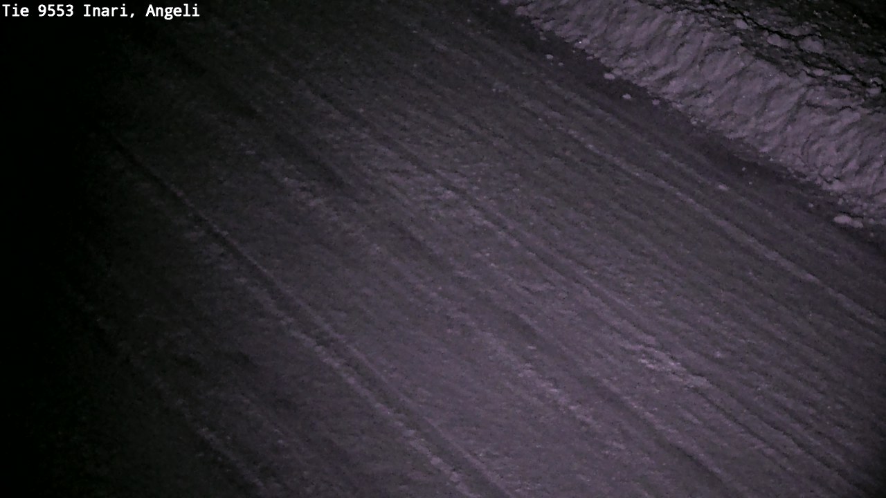 Weather Camera Image Väg 9553 Inari, Angeli, Lintupuolivaara, Inari, Lappi