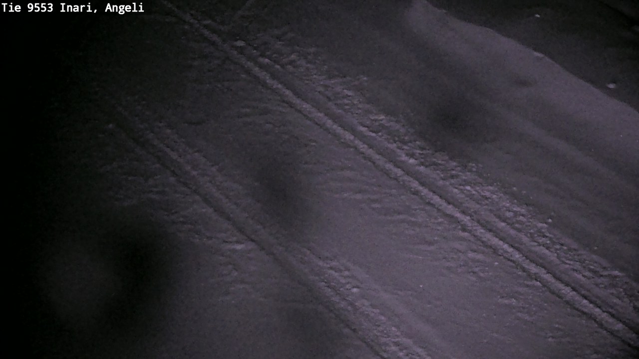 Weather Camera Image Väg 9553 Inari, Angeli, Lintupuolivaara, Inari, Lappi