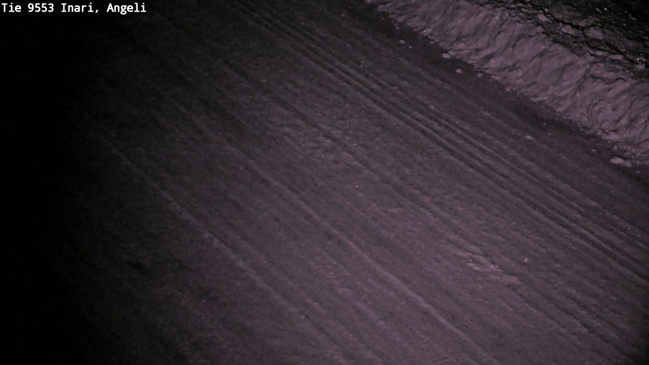 Weather Camera Image Väg 9553 Inari, Angeli, Lintupuolivaara, Inari, Lappi