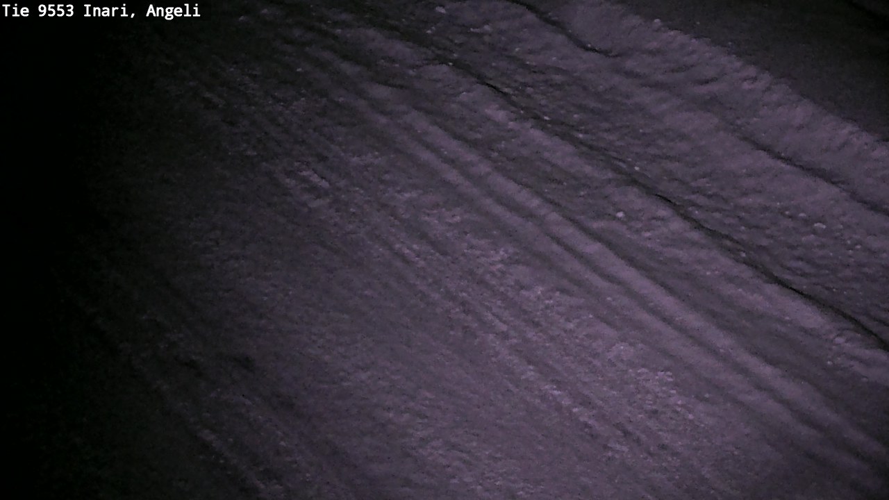 Weather Camera Image Väg 9553 Inari, Angeli, Lintupuolivaara, Inari, Lappi