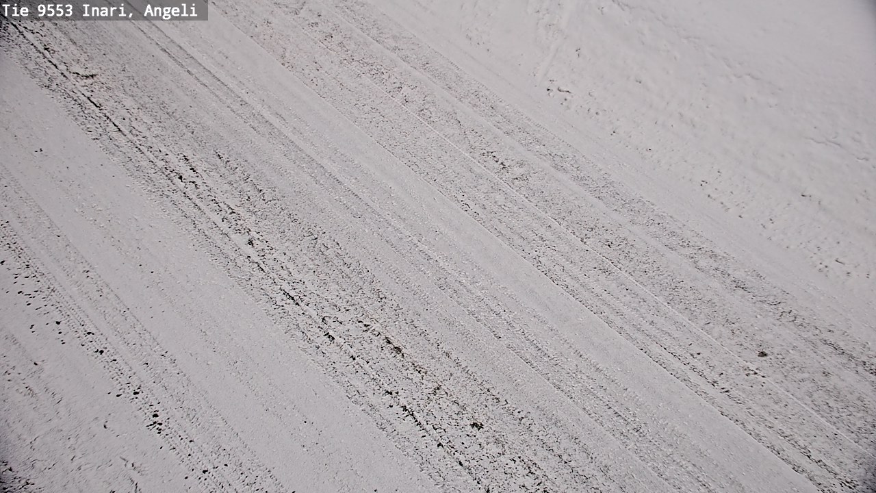 Weather Camera Image Väg 9553 Inari, Angeli, Lintupuolivaara, Inari, Lappi