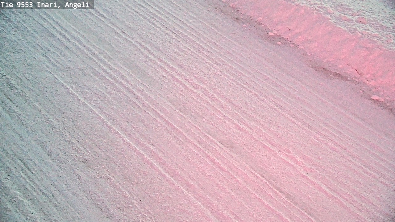 Weather Camera Image Väg 9553 Inari, Angeli, Lintupuolivaara, Inari, Lappi