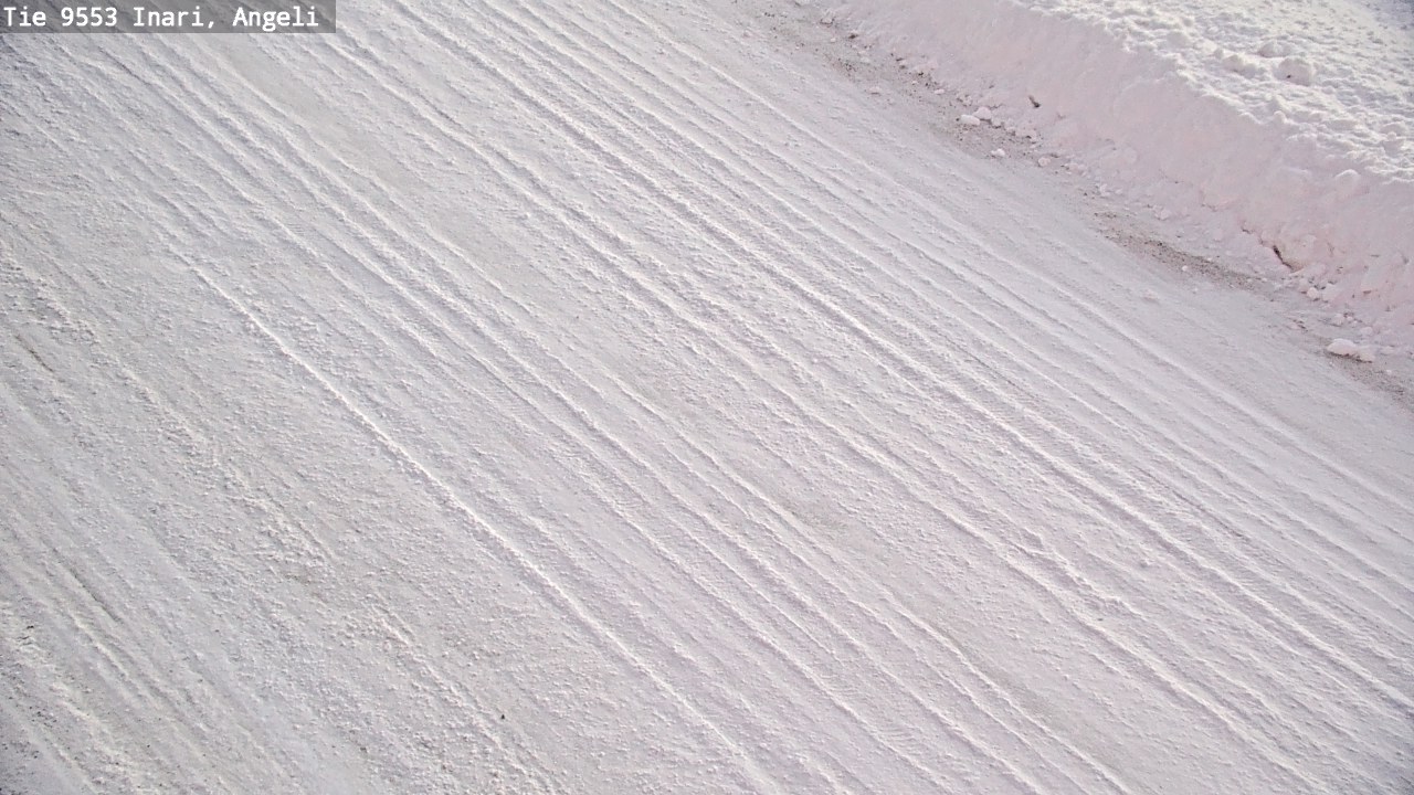 Weather Camera Image Väg 9553 Inari, Angeli, Lintupuolivaara, Inari, Lappi