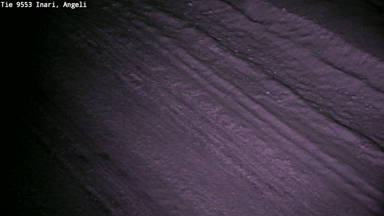 Weather Camera Image Väg 9553 Inari, Angeli, Lintupuolivaara, Inari, Lappi