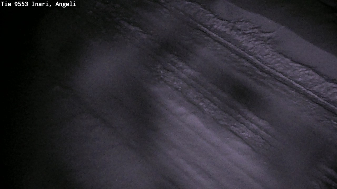 Weather Camera Image Väg 9553 Inari, Angeli, Lintupuolivaara, Inari, Lappi
