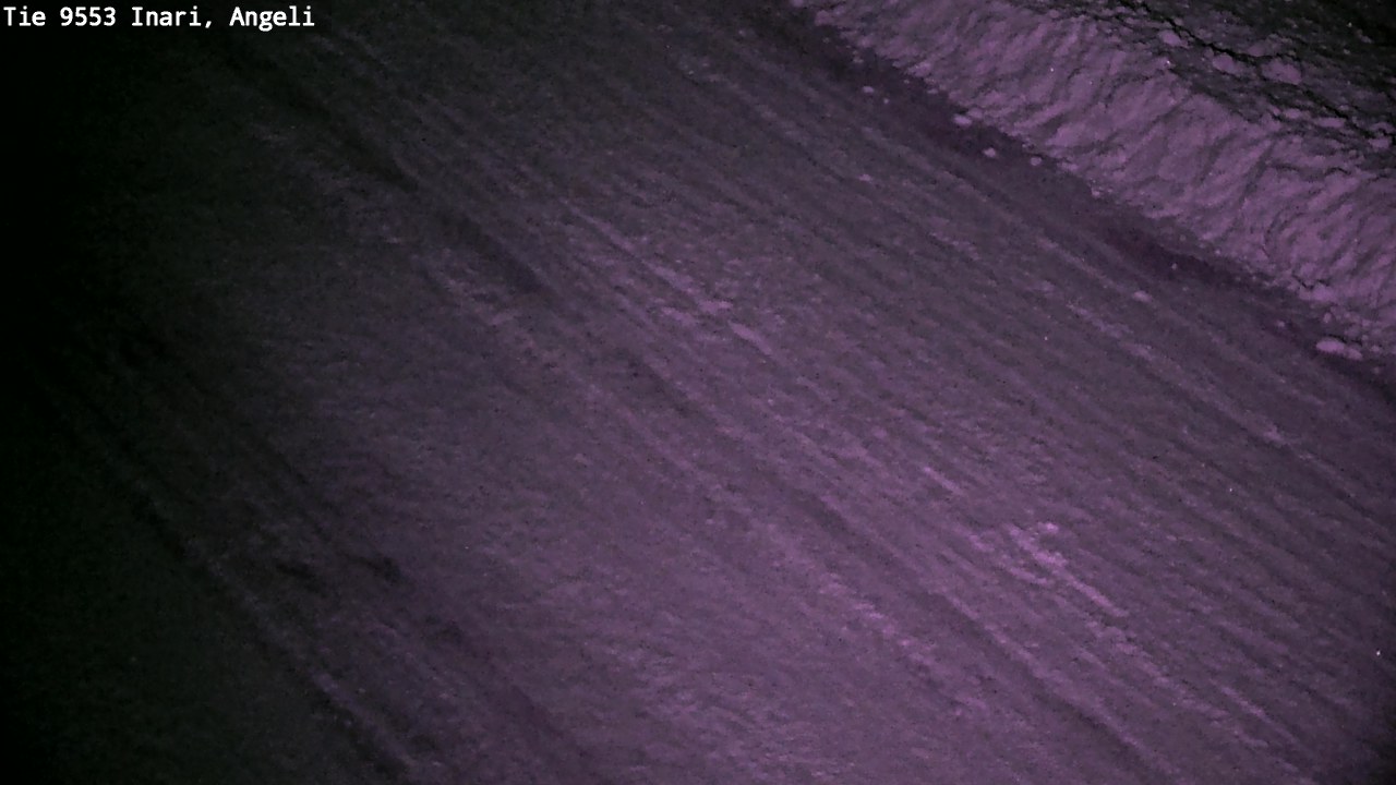 Weather Camera Image Väg 9553 Inari, Angeli, Lintupuolivaara, Inari, Lappi