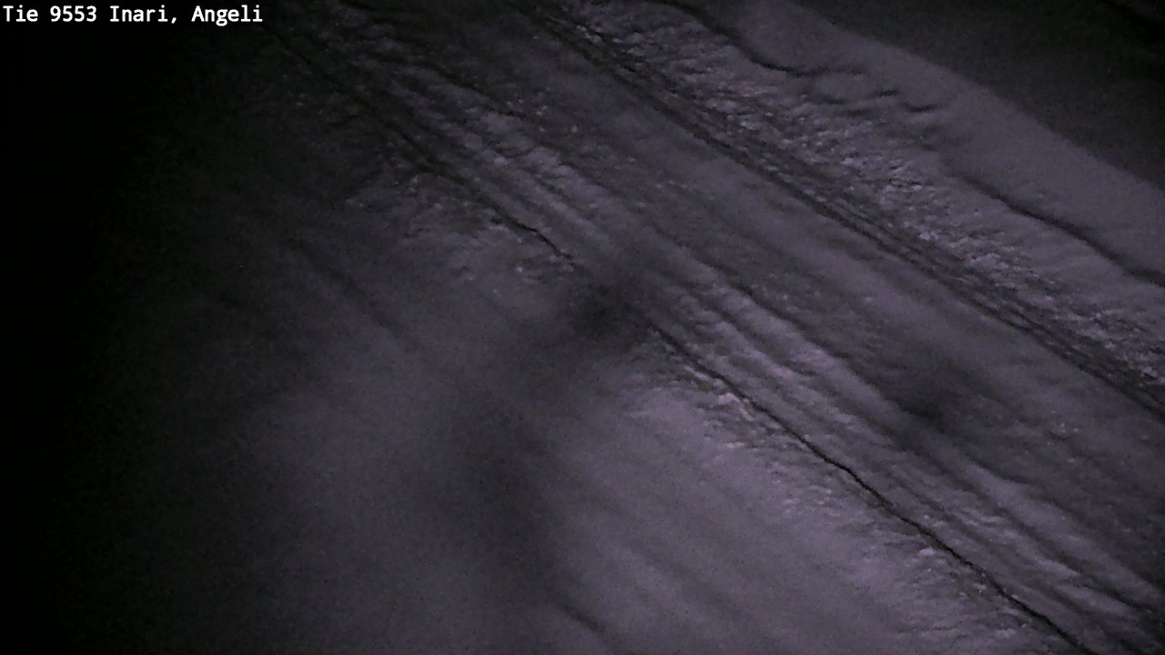 Weather Camera Image Väg 9553 Inari, Angeli, Lintupuolivaara, Inari, Lappi