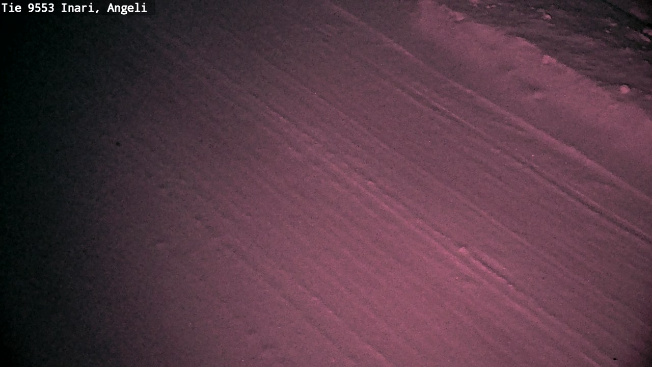 Weather Camera Image Väg 9553 Inari, Angeli, Lintupuolivaara, Inari, Lappi