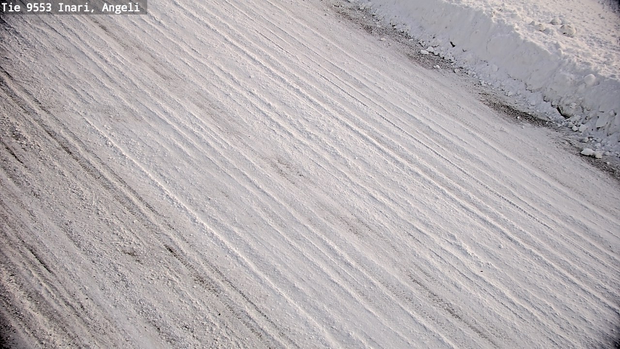 Weather Camera Image Väg 9553 Inari, Angeli, Lintupuolivaara, Inari, Lappi