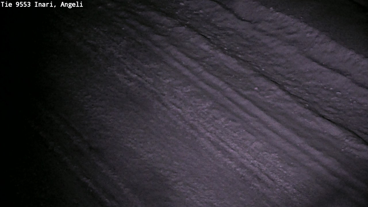 Weather Camera Image Väg 9553 Inari, Angeli, Lintupuolivaara, Inari, Lappi