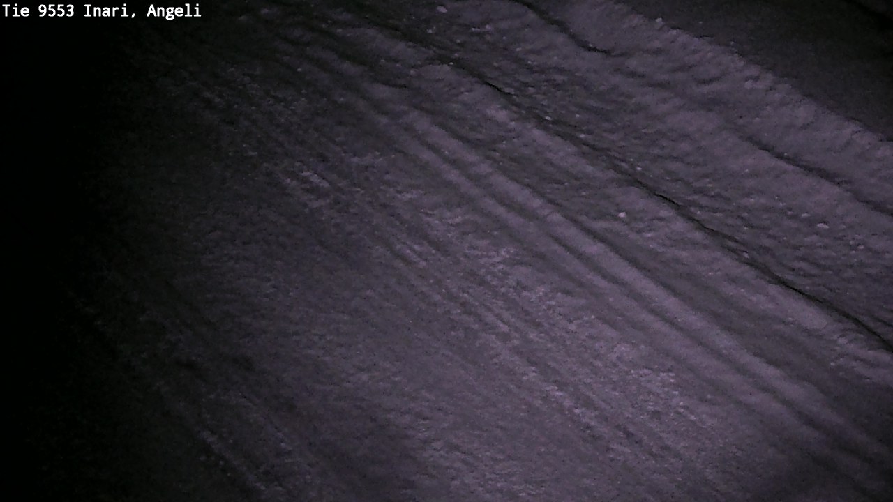 Weather Camera Image Väg 9553 Inari, Angeli, Lintupuolivaara, Inari, Lappi