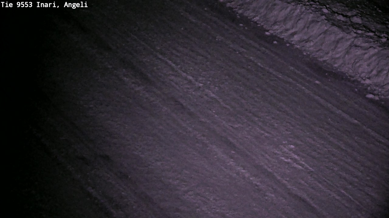 Weather Camera Image Väg 9553 Inari, Angeli, Lintupuolivaara, Inari, Lappi