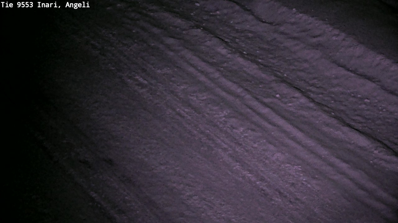 Weather Camera Image Väg 9553 Inari, Angeli, Lintupuolivaara, Inari, Lappi