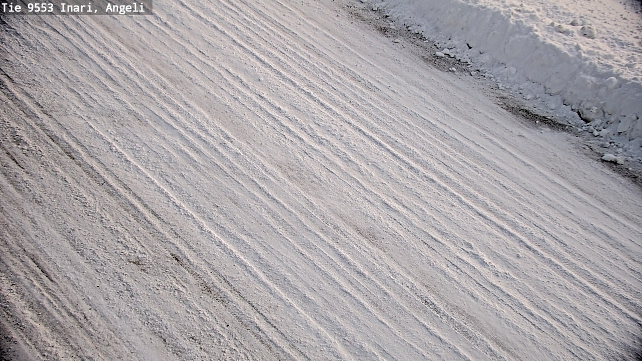 Weather Camera Image Väg 9553 Inari, Angeli, Lintupuolivaara, Inari, Lappi