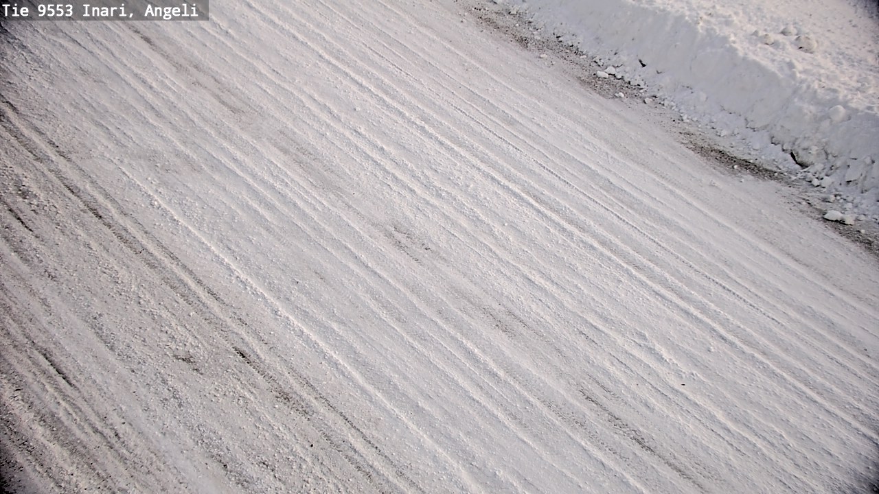 Weather Camera Image Väg 9553 Inari, Angeli, Lintupuolivaara, Inari, Lappi