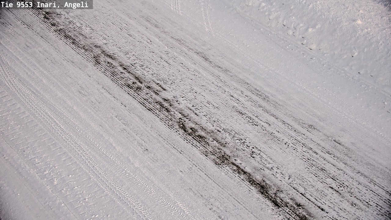 Weather Camera Image Väg 9553 Inari, Angeli, Lintupuolivaara, Inari, Lappi