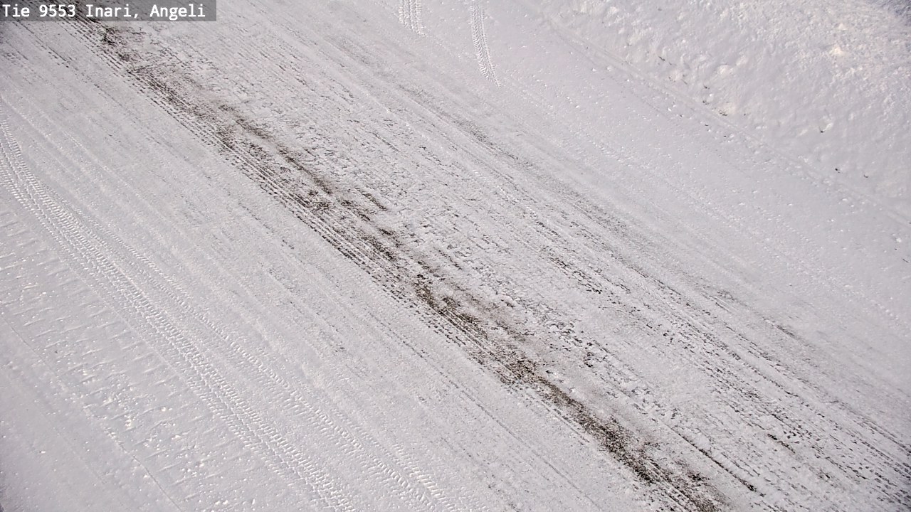 Weather Camera Image Väg 9553 Inari, Angeli, Lintupuolivaara, Inari, Lappi