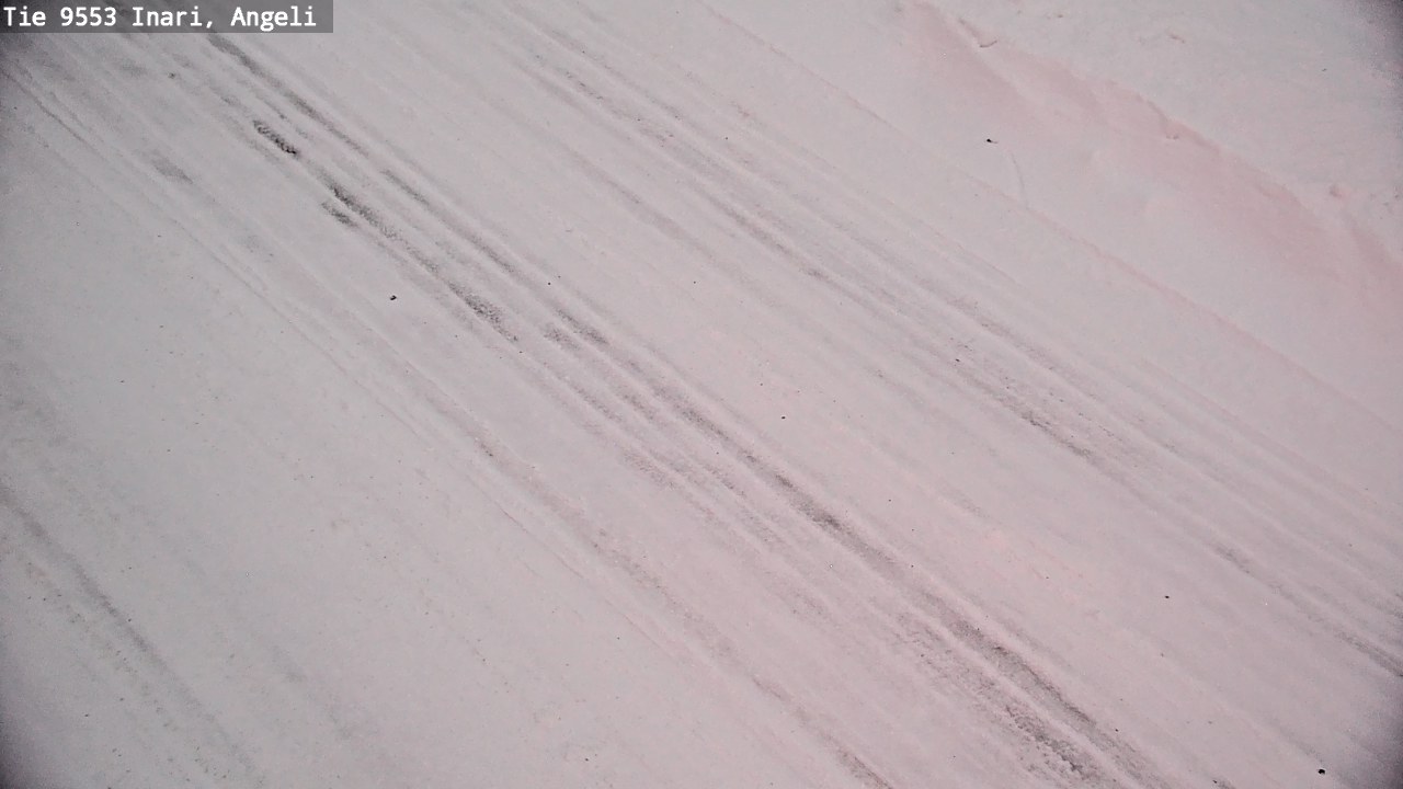 Weather Camera Image Väg 9553 Inari, Angeli, Lintupuolivaara, Inari, Lappi
