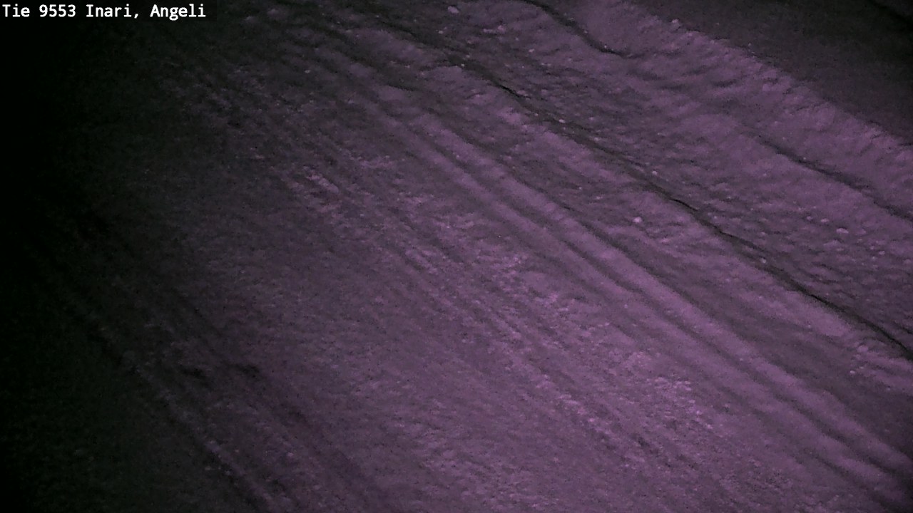 Weather Camera Image Väg 9553 Inari, Angeli, Lintupuolivaara, Inari, Lappi