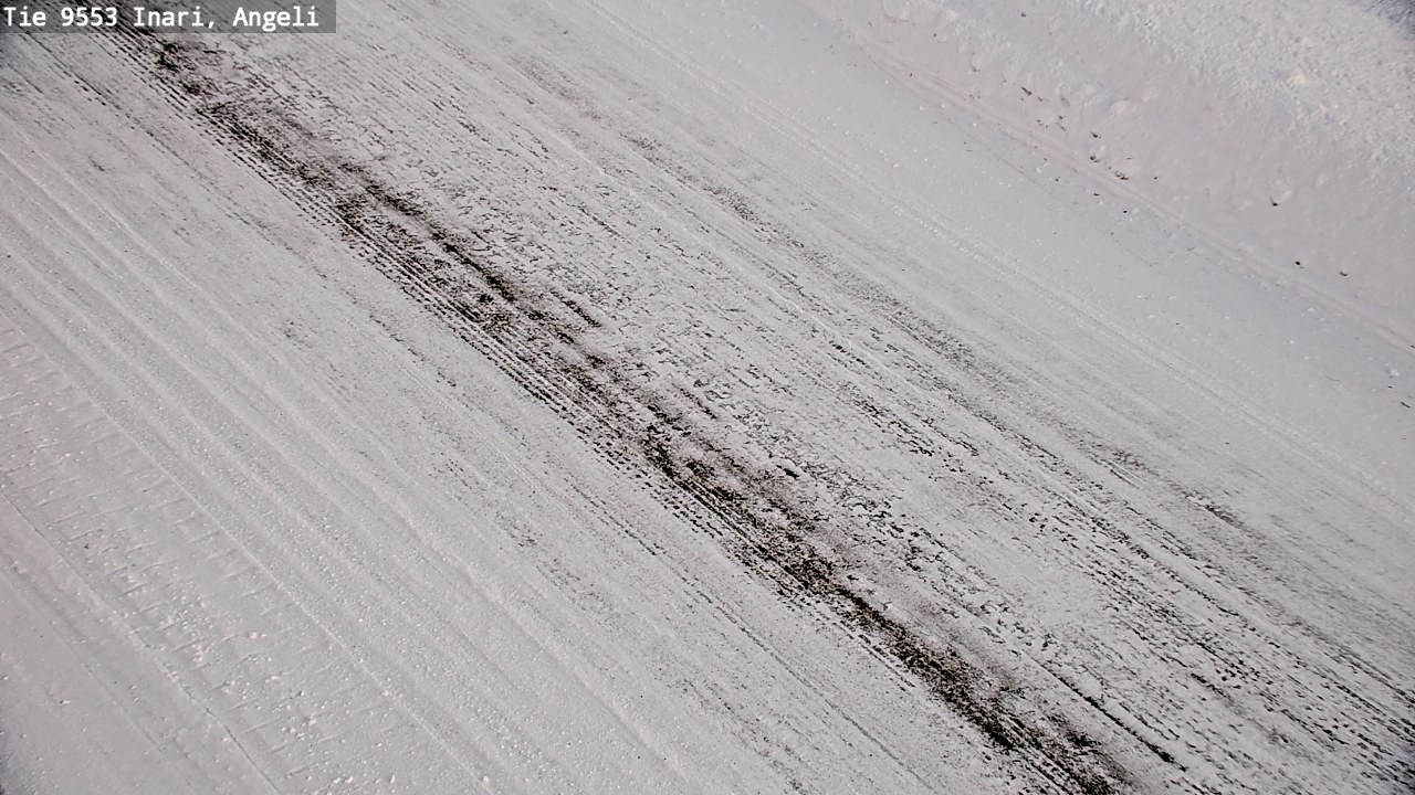 Weather Camera Image Road 9553 Inari, Angeli, Lintupuolivaara, Inari, Lappi