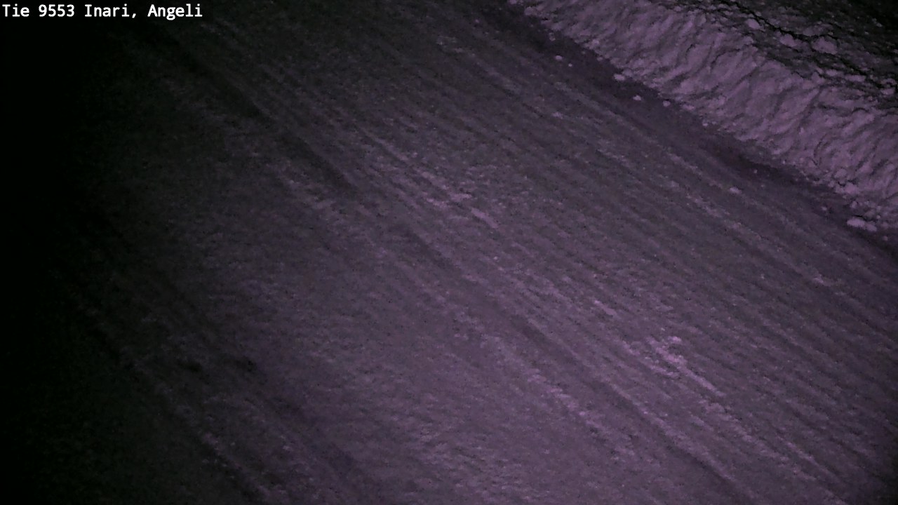 Weather Camera Image Väg 9553 Inari, Angeli, Lintupuolivaara, Inari, Lappi