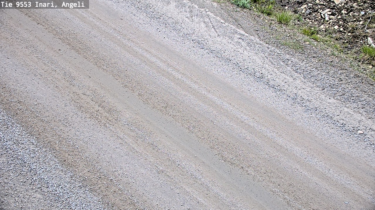 Weather Camera Image Väg 9553 Inari, Angeli, Lintupuolivaara, Inari, Lappi
