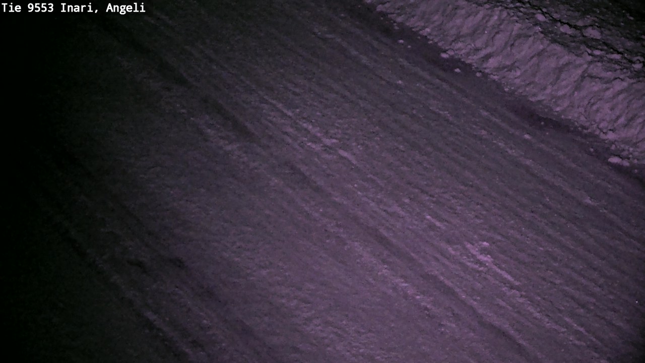 Weather Camera Image Väg 9553 Inari, Angeli, Lintupuolivaara, Inari, Lappi