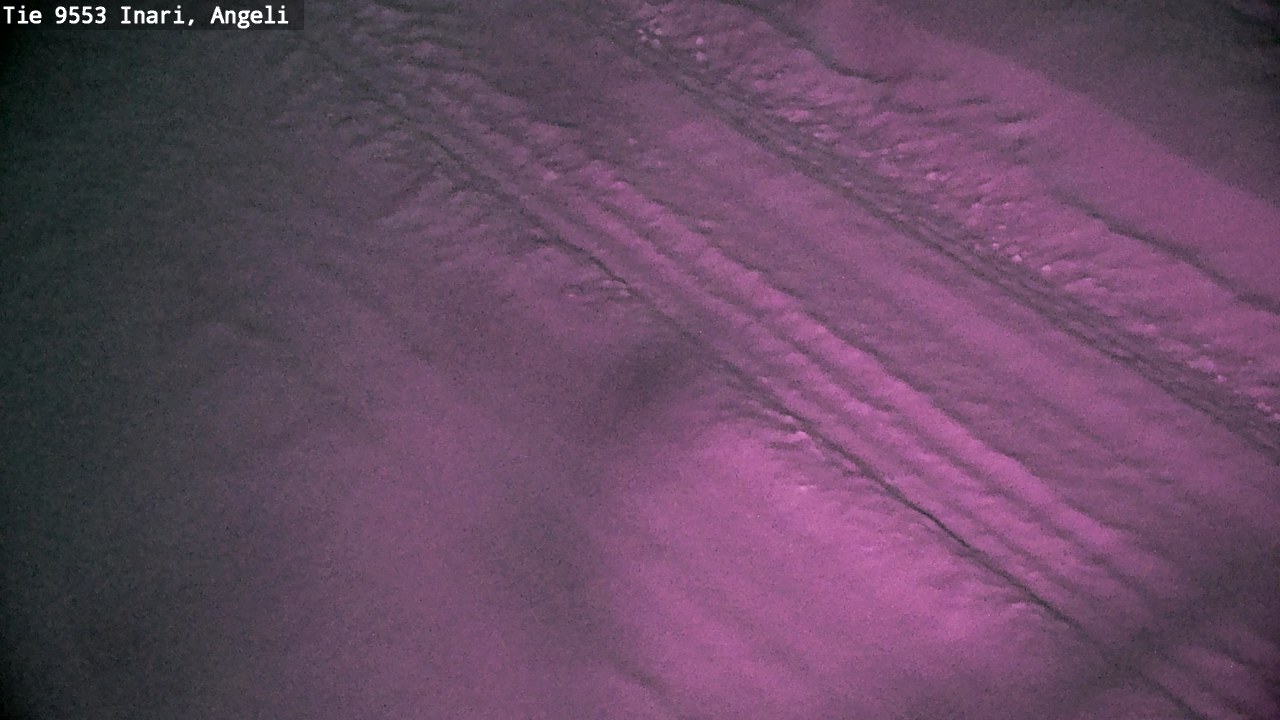 Weather Camera Image Väg 9553 Inari, Angeli, Lintupuolivaara, Inari, Lappi