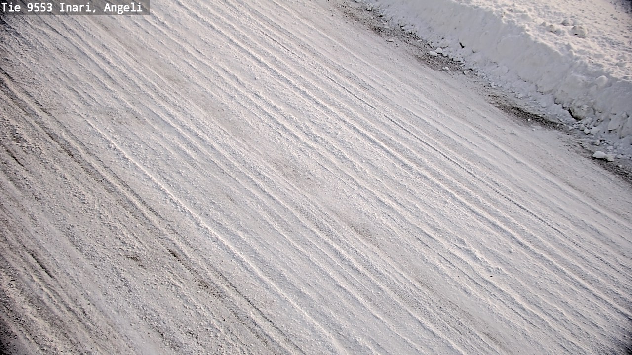 Weather Camera Image Väg 9553 Inari, Angeli, Lintupuolivaara, Inari, Lappi