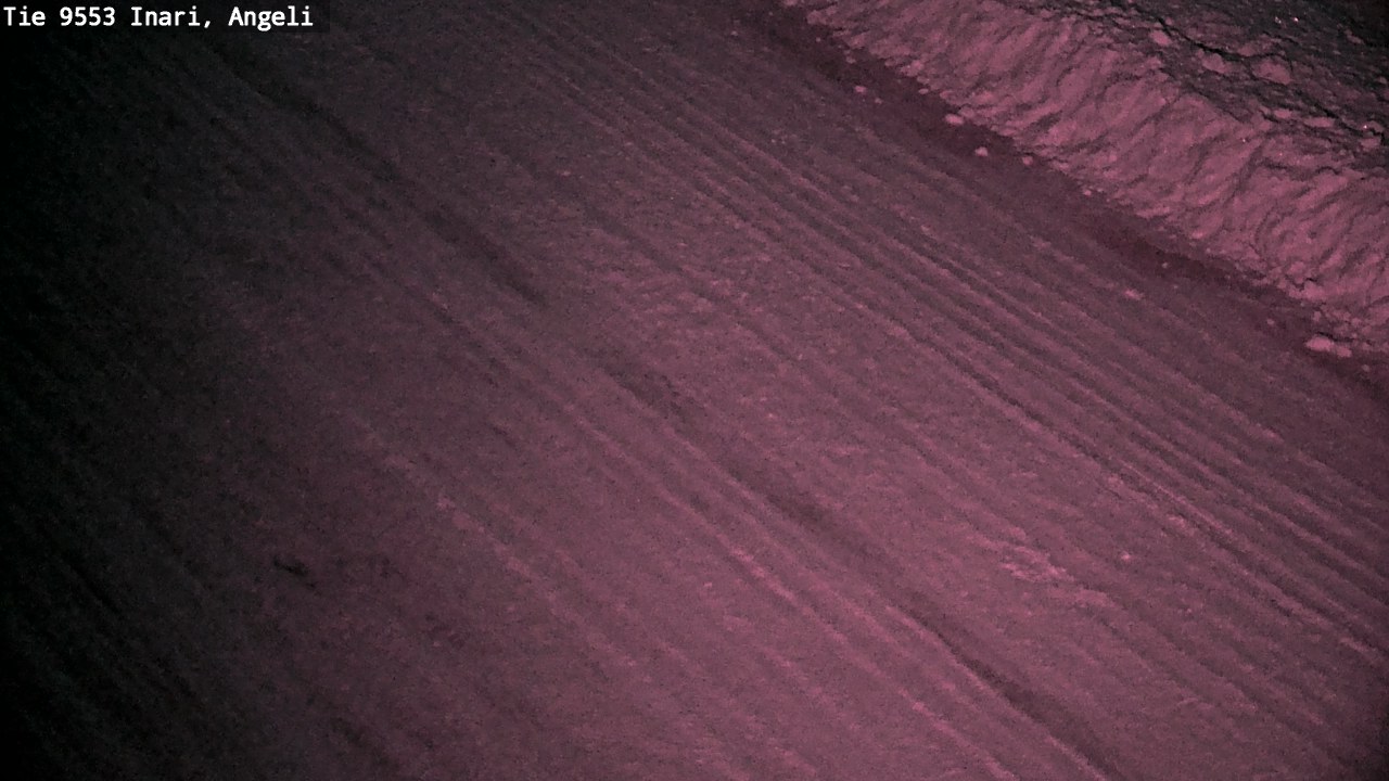 Weather Camera Image Väg 9553 Inari, Angeli, Lintupuolivaara, Inari, Lappi