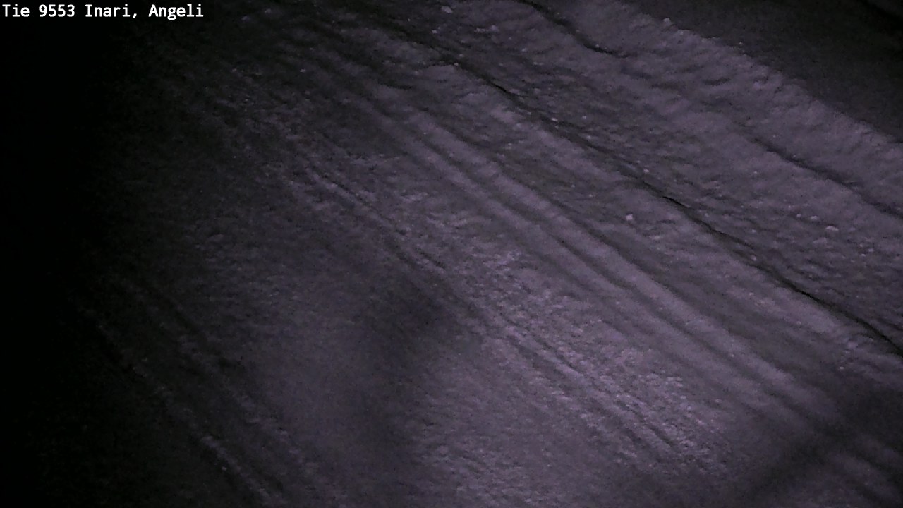 Weather Camera Image Väg 9553 Inari, Angeli, Lintupuolivaara, Inari, Lappi