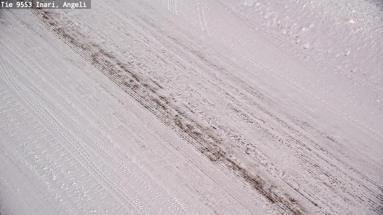 Weather Camera Image Väg 9553 Inari, Angeli, Lintupuolivaara, Inari, Lappi