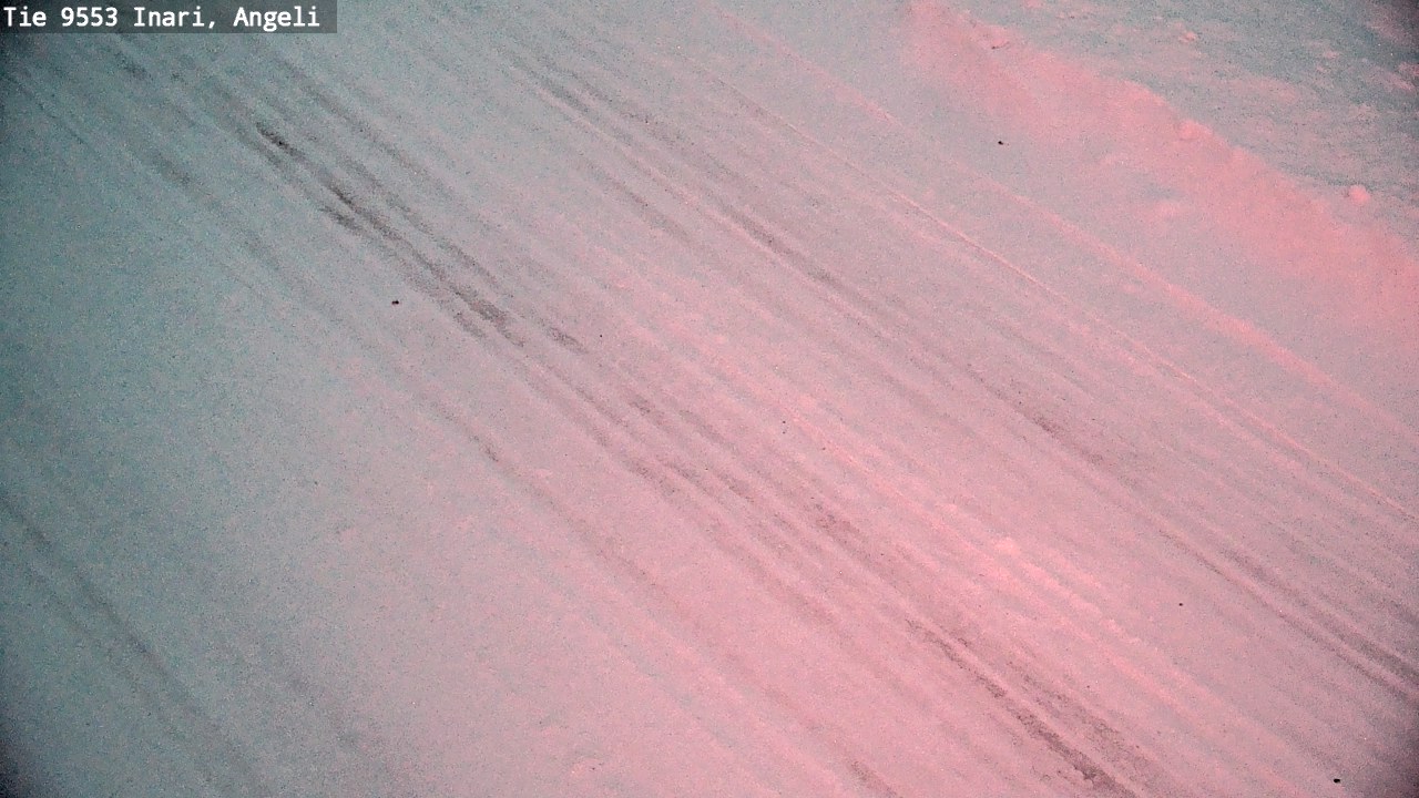 Weather Camera Image Väg 9553 Inari, Angeli, Lintupuolivaara, Inari, Lappi