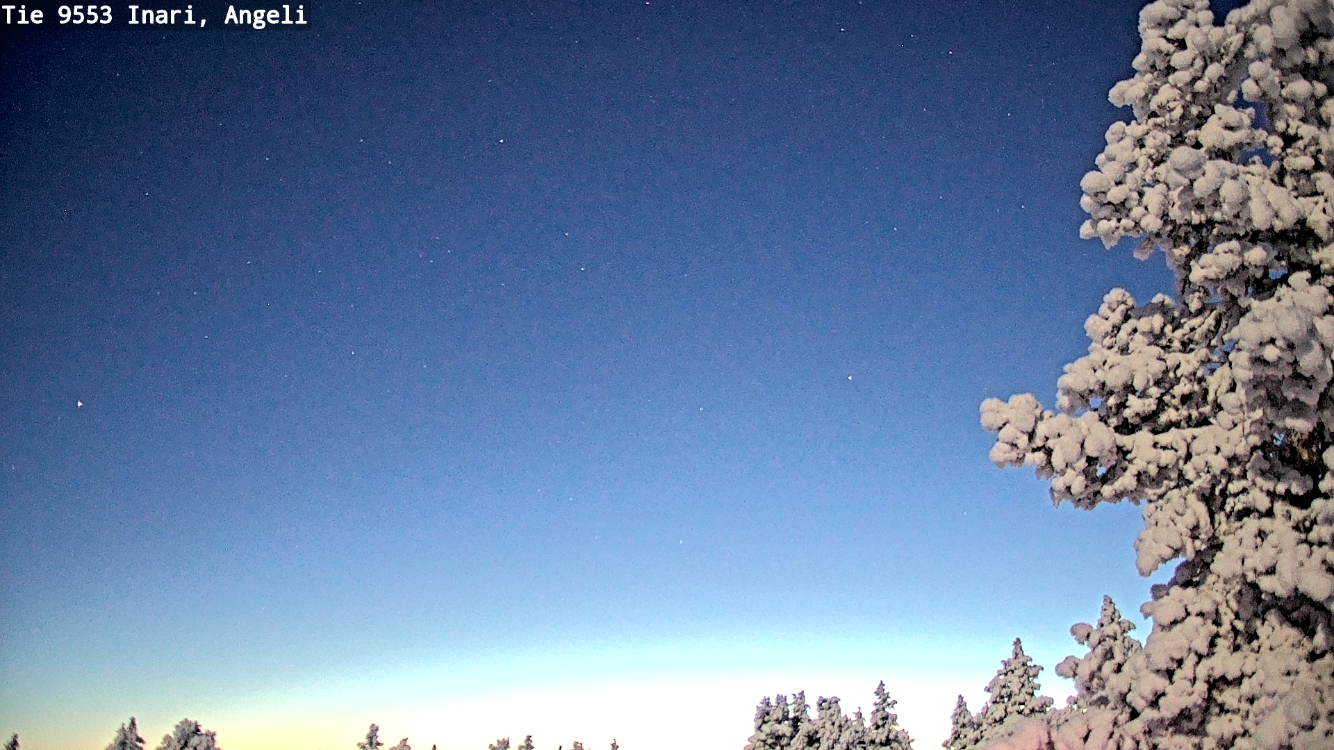 Weather Camera Image Road 9553 Inari, Angeli, Lintupuolivaara, Inari, Lappi