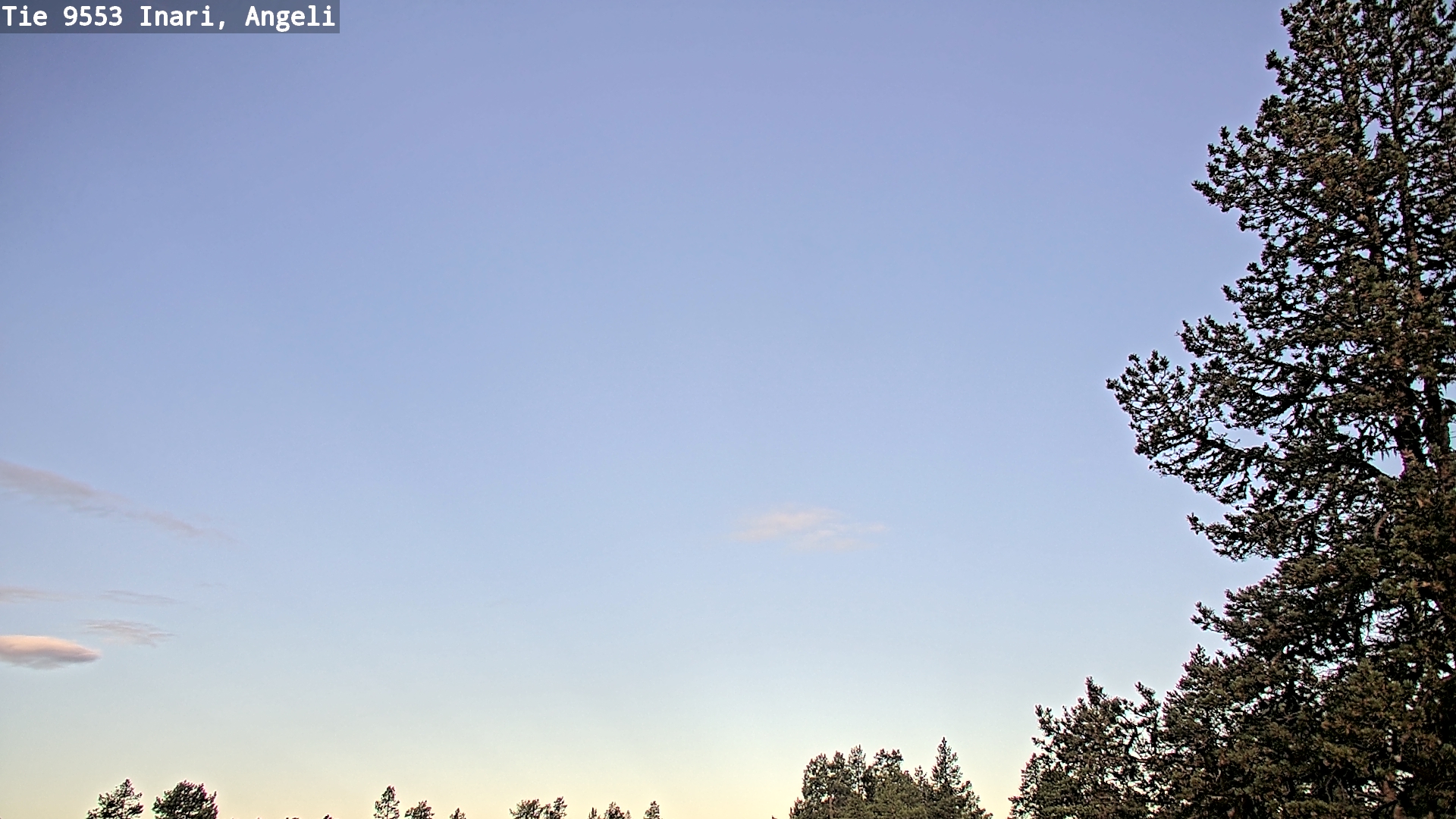 Weather Camera Image Road 9553 Inari, Angeli, Lintupuolivaara, Inari, Lappi