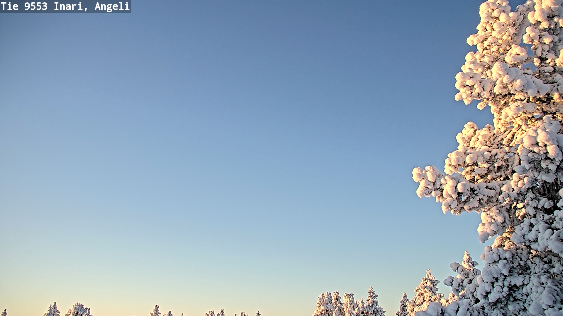 Weather Camera Image Road 9553 Inari, Angeli, Lintupuolivaara, Inari, Lappi