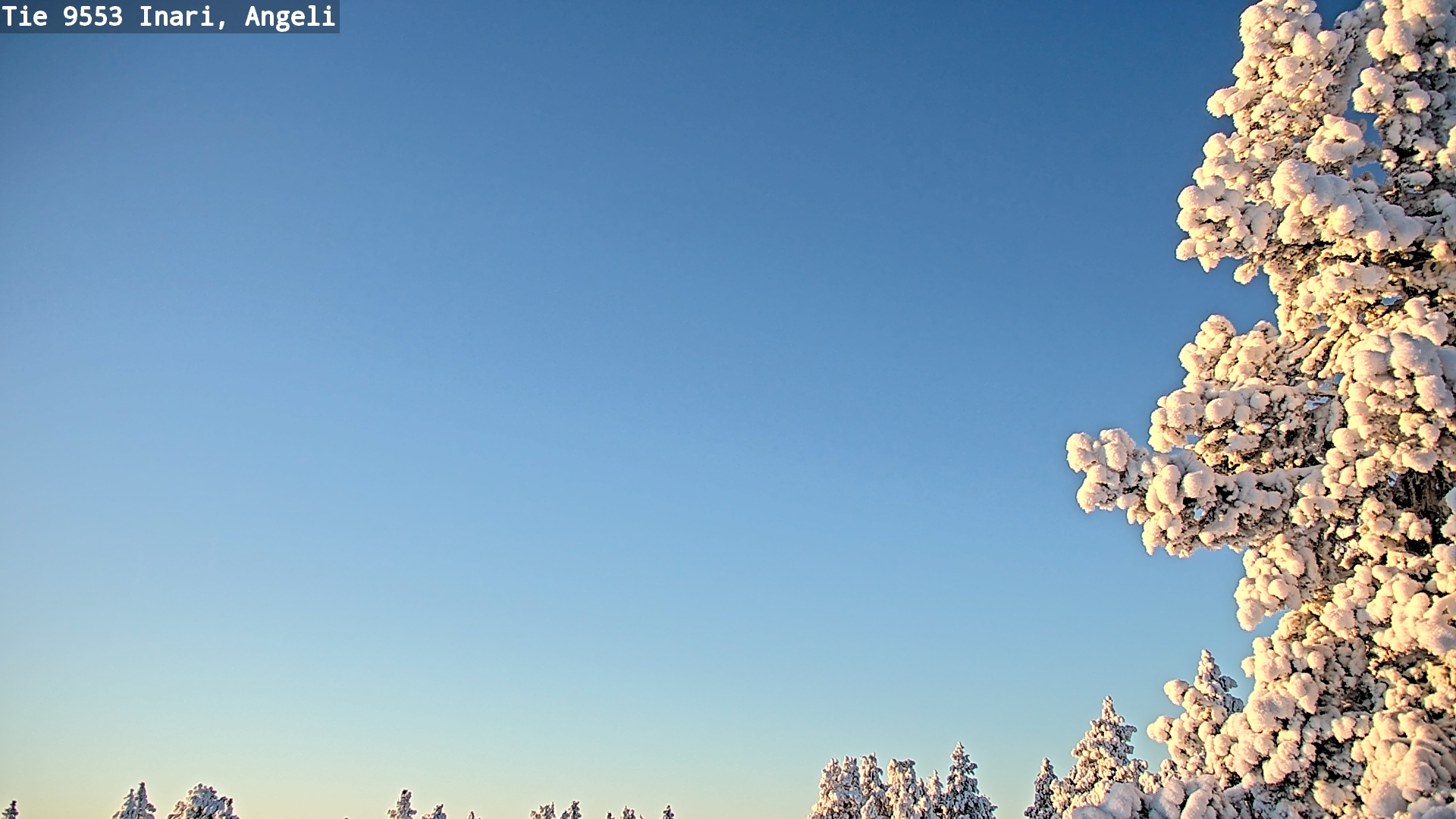 Weather Camera Image Road 9553 Inari, Angeli, Lintupuolivaara, Inari, Lappi