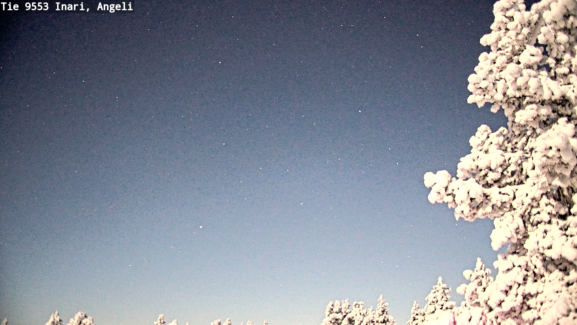 Weather Camera Image Road 9553 Inari, Angeli, Lintupuolivaara, Inari, Lappi