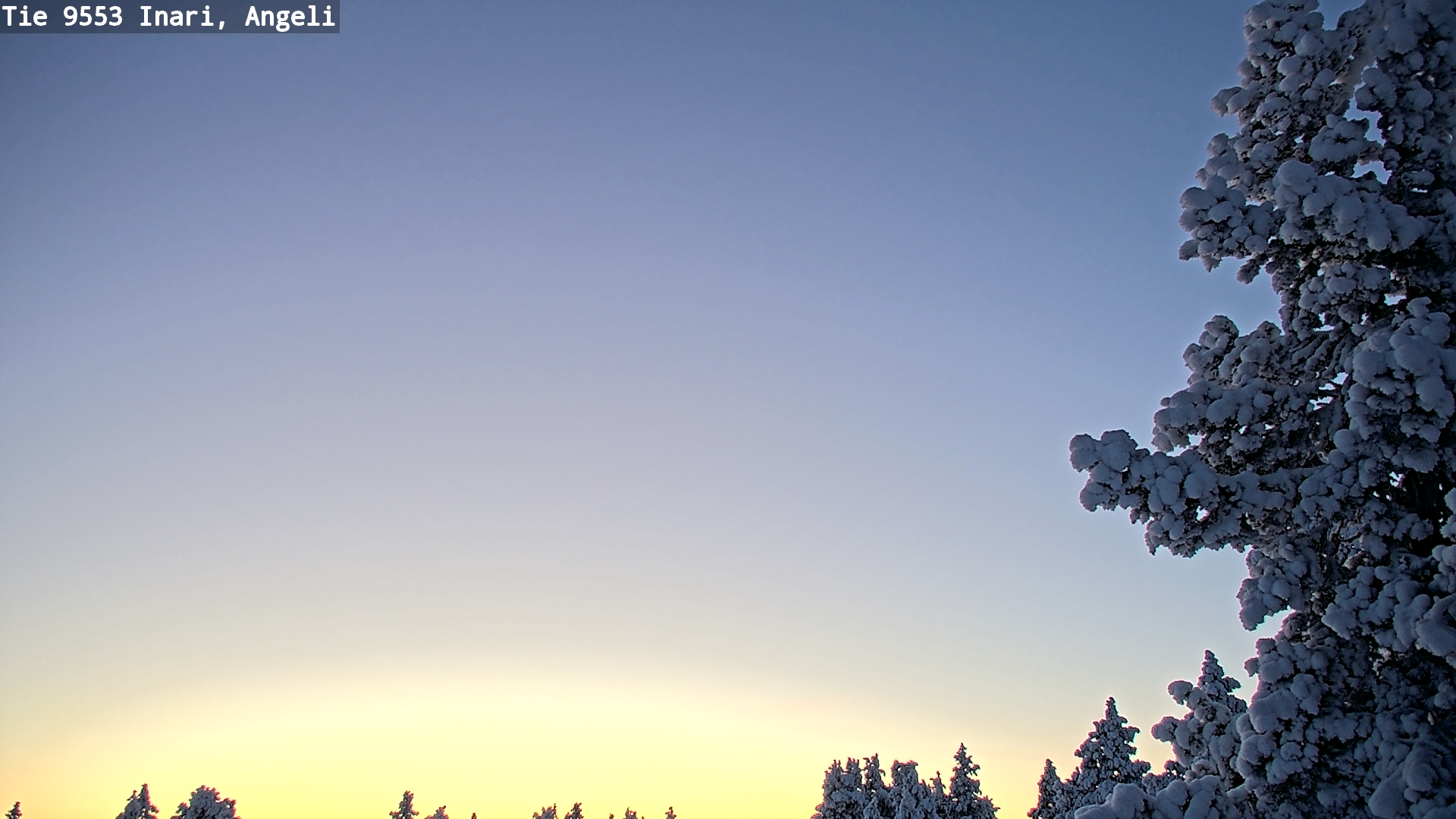 Weather Camera Image Road 9553 Inari, Angeli, Lintupuolivaara, Inari, Lappi